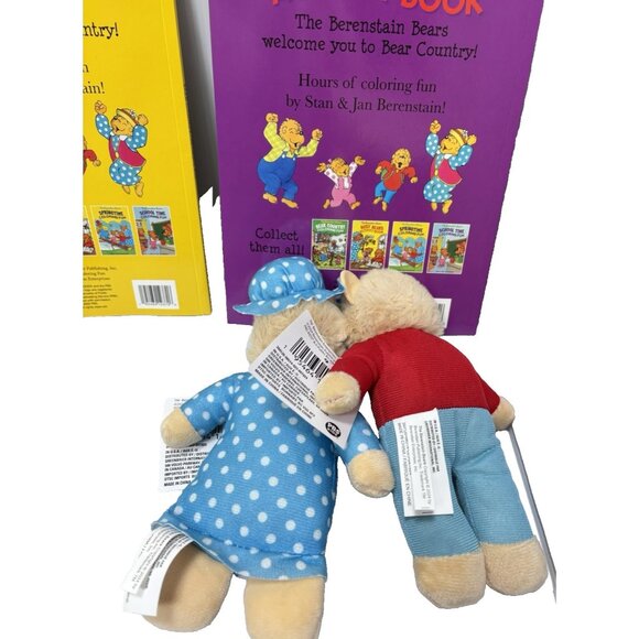 The Berenstain Bears Activity Books with Mama & Brother Plush Set Kids Bundle - Picture 12 of 13